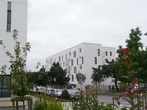 Évolution des travaux des Jardins de Néroli à Rennes, 2012